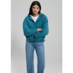 Kapitone Beli Bağcıklı Mavi Ceket 1110323-70753 - XL