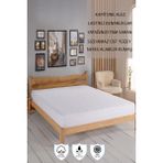 Kapitone Fitted Su Sıvı Geçirmez Yatak Koruyucu Alez - 180 x 200 cm - Beyaz