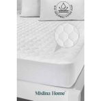 Kapitone Pamuklu Fitted Full Kenar Sıvı Su Geçirmez Bebek Çocuk Yatak Koruyucu Alezi - Beyaz - 120 x 200 cm