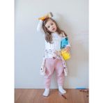 Kapitone Pantolon - Lila - 1 - 2 Yaş