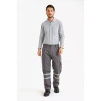 Kapitoneli İş Pantolonu 3 Cm Reflektörlü Kışlık