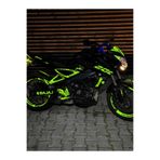 KAPLAMA MERKEZİ Bajaj Ns200 reflektif yeşil (gece parlayan ) body kit (jant sticker dahil)