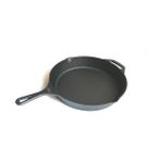 Kaplamasız Gerçek Demir Döküm Tava 30 cm Cast Iron Skillet PRE-SEASONED12 Inch - standart