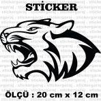 Kaplan 4X4 Offroad Otomobil Motosiklet Kask Atv Laptop Pc Tablet Buzdolabi Kapi Cam Araba Sticker Etiketleri