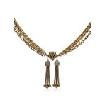 KAPLAN ALTIN KAPLAMA CHOKER KOLYE