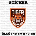 Kaplan Disli 2 Adet Sticker - Araba Motosiklet Kask Buzdolabi Cam Otomobil Atv Laptop Tablet Duvar Stickeri