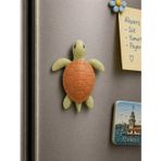 Kaplumbağa Buzdolabı Magneti – Dekoratif Sevimli Mutfak Süsü | 8 cm Mini Figür Magnet