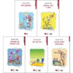 Kaplumbağa - Zürafa, Peli ve Ben - George'un Harika İlacı - Dev Şeftali - Küçük Adam Büyürken 5 Kitap Set - Roald Dahl