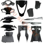 Kaporta Set Full [Siyah] [Yeni Model] Honda Actıva S