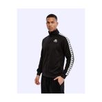 Kappa 222 Banda Andry Full Zip Erkek Siyah Regular Fermuarlı Eşofman Üstü