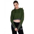 Kappa 222 Banda Vanity Tk Green Parsley Black Kadın Sweatshirt