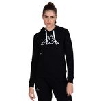 Kappa 341H3MW-005 Siyah Logo Belle Slim TK Kadın Sweatshirt
