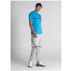 Kappa 351L69W AUTHENTIC TECH ZELL Mavi Erkek Bisiklet Yaka T-shirt