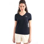 Kappa 361D5Uw005 W Logo Cabou Bisiklet Yaka Regular Fit Düz Siyah Kadın T-Shirt