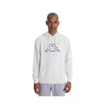 Kappa 361X1KW001 Logo Brian Erkek Sweatshirt Beyaz M