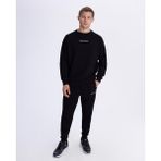 Kappa Authentic Alec Erkek Siyah Comfort Fit Sweatshirt - XL