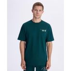 Kappa Authentic Authentic Graphik Parker Erkek Petrol Yeşili Regular Fit T-Shirt