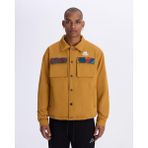 Kappa Authentic Heritagepalmer Erkek Hardal-Yeşil Regular Fit Mont - Hardal - Yeşil - XL