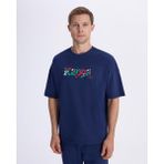 Kappa Authentic İtaly T-Shirt Erkek Mavi Comfort Fit Tişört