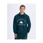 Kappa Authentic Pola Organic Tur Erkek Petrol Yeşili Comfort Sweatshirt