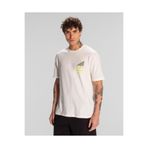 Kappa Authentic Spacetime T-Shirt Erkek Beyaz Regular Fit Tişört - 2XL