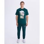 Kappa Authentic Vitor Erkek Petrol Yeşili Regular Fit T-Shirt - M