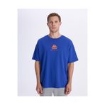 Kappa Chibaf Tee Erkek Mavi Oversize Fit Tişört
