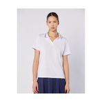 Kappa Elegance Polo Wmn Kadın Beyaz Regular Polo Yaka Tişört
