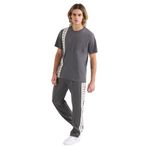 KAPPA Erkek 222 BANDA ECOP TK Tişört, GREY-BEIGE, S