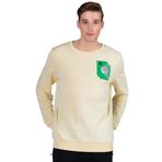 KAPPA Erkek AUTHENTIC GRAPHIK VANES TK Eşofman Üstü, Beige Naturale, M