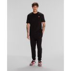 Kappa Erkek Authentıc Space Jump T-Shırt Black T-Shırt 371S8FW-005 - Siyah
