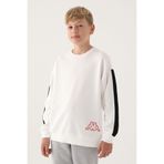 Kappa Erkek Çocuk Beyaz Sweatshirt - 13-14 Yaş