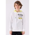 Kappa Erkek Çocuk Beyaz Sweatshirt