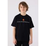 Kappa Erkek Çocuk Siyah T-Shirt - 7 - 8 Yaş