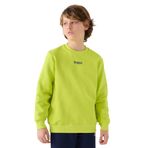 Kappa Erkek Çocuk Sweatshirt, Yeşil, 11-12 Yaş