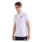 KAPPA Erkek KOMBAT POLY POLO TK Tişört, WHITE, S