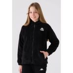 Kappa Kapüşonlu Polar Kız Çocuk Sweatshirt 361X1CW - 7 - 8 Yaş - Siyah
