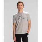 Kappa Logo Aura Erkek Gri Regular Fit Tişört