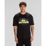 Kappa Logo Fred Erkek T-shirt-siyah