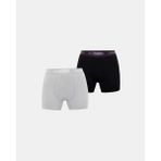 Kappa Logo Kabox 2 Erkek Siyah-Gri Regular Fit Boxer