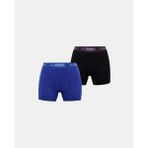 Kappa Logo Kabox 2 Erkek Siyah-Mavi Regular Fit Boxer - Siyah - Mavi
