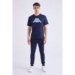 Kappa Logo Zobi Erkek Mavi-açık Mavi-beyaz Regular Fit Tişört