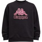 Kappa Pamuklu Iki Iplik Içi Şardonlu Kız Çocuk Sweatshirt 321Z38W - Siyah - 9 - 10 Yaş