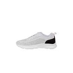 Kappa UNISEX LIZBON Spor Ayakkabı, Beyaz/Siyah/Kırmızı, 42 EU