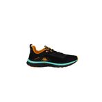 KAPPA Unisex Yetişkin PAPAKS Spor Ayakkabı, BLACK-ORANGE DK, 41 EU