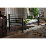 Kappis Daybed Metal Karyola, Siyah, 90X200