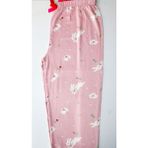 Kapri Boy Made By Me Lüks Modal Kumaş Ev Giyim Pijama Altı Kadın Yüksek Bel Modern Kaliteli Estetik - Pembe