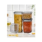 Kapris 3 Lü Erzak Kabı Saklama Kabı Antrasit (1700Ml+1100Ml+500Ml )