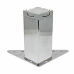Kapsan Krom 40x40 mm 10 cm Metal Baza Ayağı