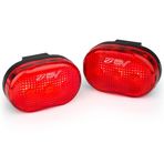 kapsıyor BV-R Ckleuchten çift, Sport-ışıklar, süper parlak 3 LED R? Cklichter 2'li, su geçirmez R? Cklichter, kırmızı ¡K (Kırmızı 1)